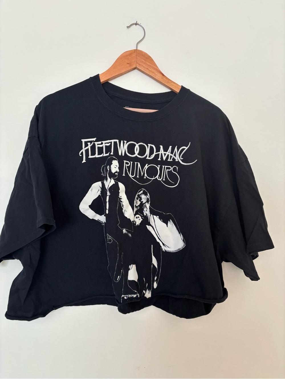 Urban Outfitters Black Fleetwood Mac Rumours Graphic Tee
